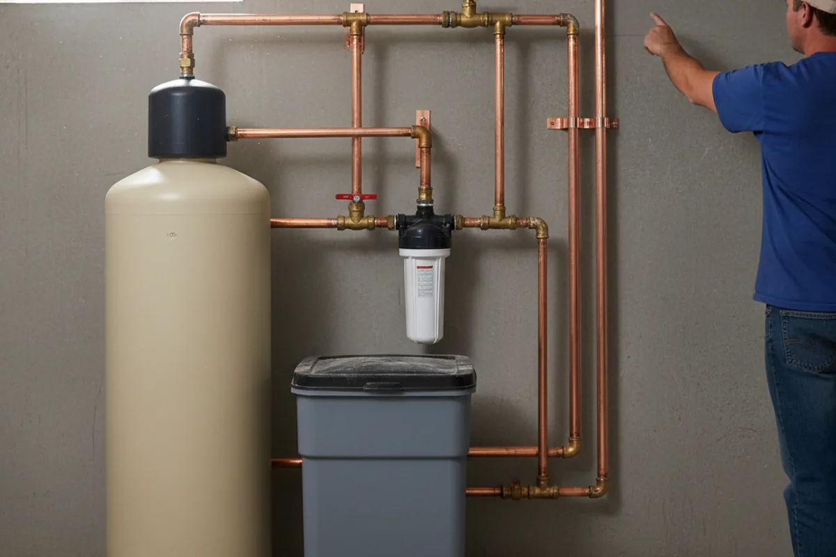 Whole-house water treatment system installed in Denniston
